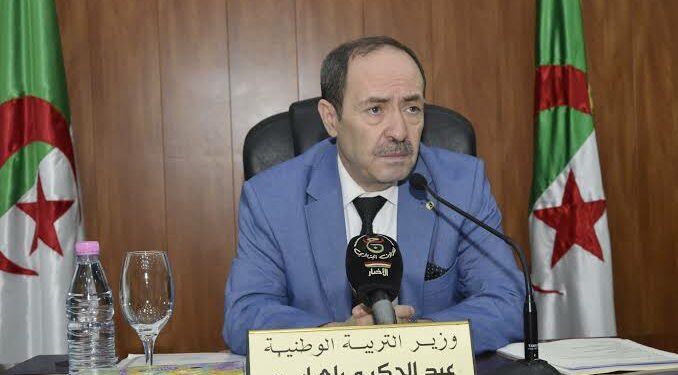 بلعابد يعلق على نتائج التلاميذ في الفصل الثاني
