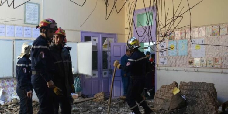 ضحايا في إنهيار سقف مدرسة بوهران