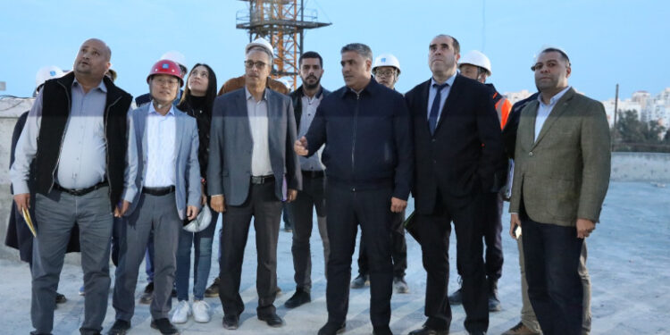 بلعريبي يتفقد مشروع مقر وزارة السكن الجديد