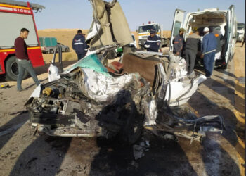 04 وفيات في حادث مرور بورقلة