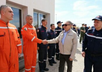 وزير الداخلية في ميدان المناورة الوطنية-الدولية