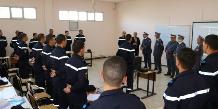 اختتام دورة تكوينية لمتربصي الدفاع المدني لدولة فلسطين