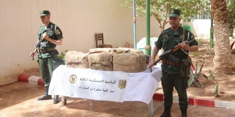 إحباط ادخال 780 كلغ كيف معالج من المغرب