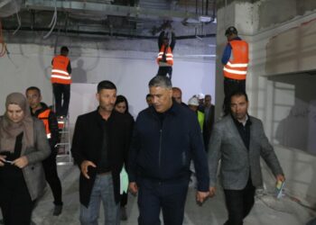 بلعريبي يتفقد ملعب علي عمار