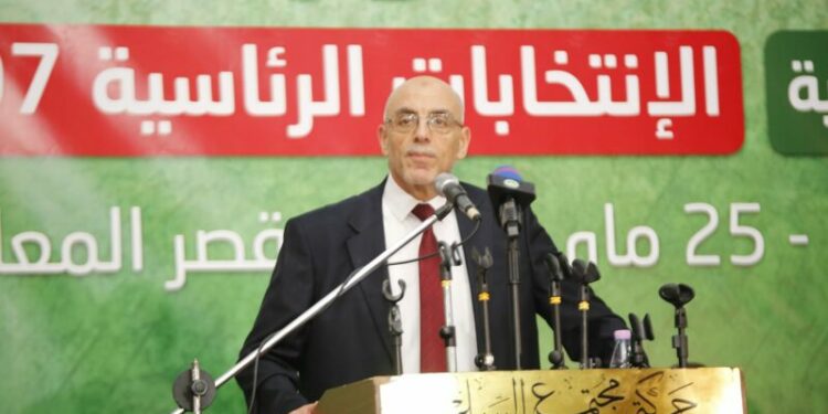حركة مجتمع السلم ترشح حساني الشريف لرئاسيات 7 سبتمبر المقبل