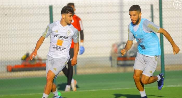 ثالث حصة تدريبية للمنتخب الوطني في سيدي موسى