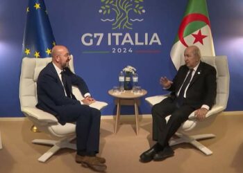 الرئيس تبون يستقبل رئيس المجلس الأوروبي