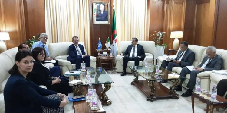 عرقاب يستقبل المدير العام لمنظمة “اليونيدو”