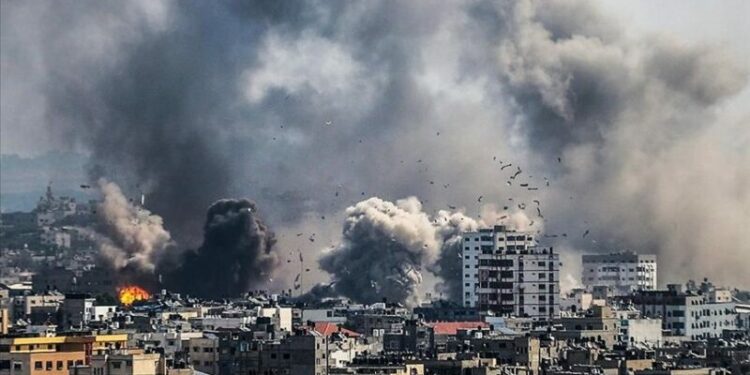 استشهاد 7 فلسطينيين في قصف صهيوني شرقي غزة