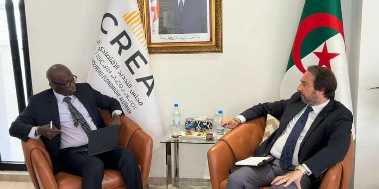 رئيس مجلس التجديد الاقتصادي يستقبل نائب رئيس البنك الدولي