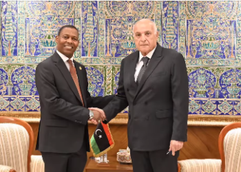 عطاف يستقبل سفير ليبيا بالجزائر