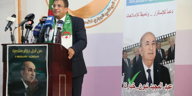 بوطبيق: دعم المترشح الحر عبد المجيد تبون لاستكمال الإنجازات المحققة