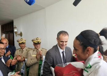 الوزير حماد يستقبل الوفد المشارك في ألعاب باريس