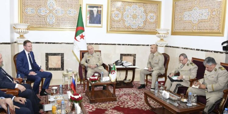 الفريق أول شنقريحة يستقبل مدير شركة روسية