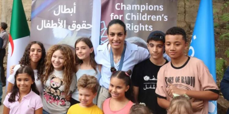 مكتب اليونيسف بالجزائر يعين إيمان خليف “بطلة حقوق الطفل”
