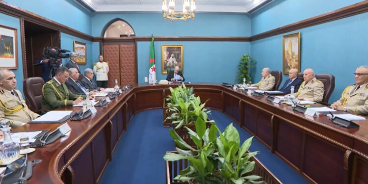 الرئيس تبون يترأس اجتماعا للمجلس الأعلى للأمن
