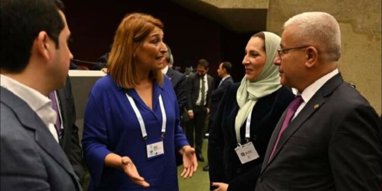 بوغالي يتحادث مع رئيسة برلمان الميركوسو