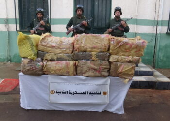 الجيش يحبط إدخال قناطير من الكيف عبر الحدود مع المغرب