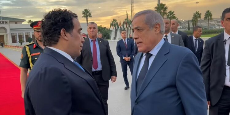 رئيس المجلس الرئاسي الليبي يغادر الجزائر