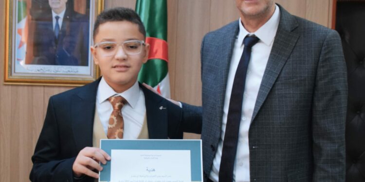 حماد يستقبل النابغة محمد إياد مغوزي