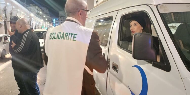 وزيرة التضامن الوطني تتفقد أشخاصا بلا مأوى في العاصمة