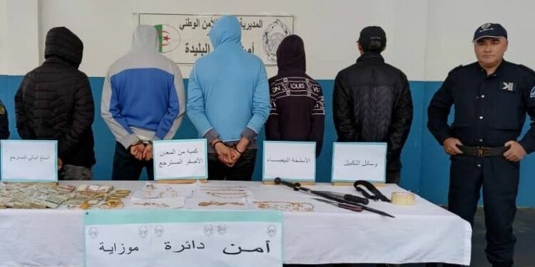 الإطاحة بشبكة تسببت في إعاقة حركية لمجوهراتي بالبليدة
