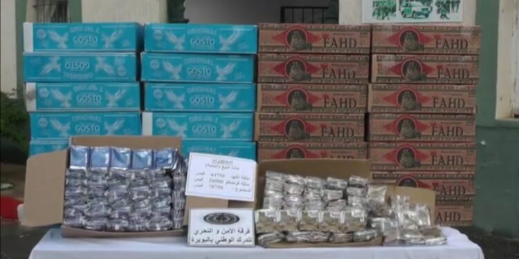 حجز كمية معتبرة من الشمة المقلدة في البويرة