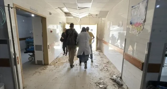 احتجاز 350 شخصا داخل مستشفى “كمال عدوان” بغزة منهم 75 مريضا