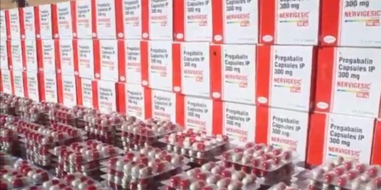 حجز 300 ألف قرص مهلوس “بريقابلين” في إن صالح