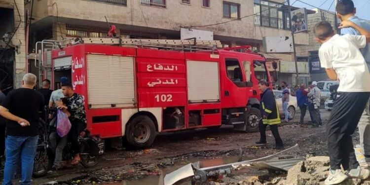 توقف مركبات إطفاء وإنقاذ عن العمل بغزة