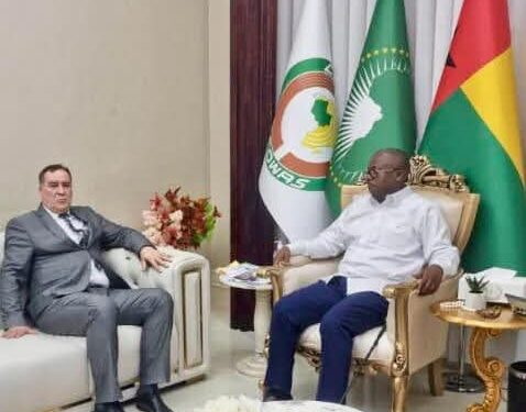 وزير الاتصال يستقبل من قبل رئيس غينيا بيساو