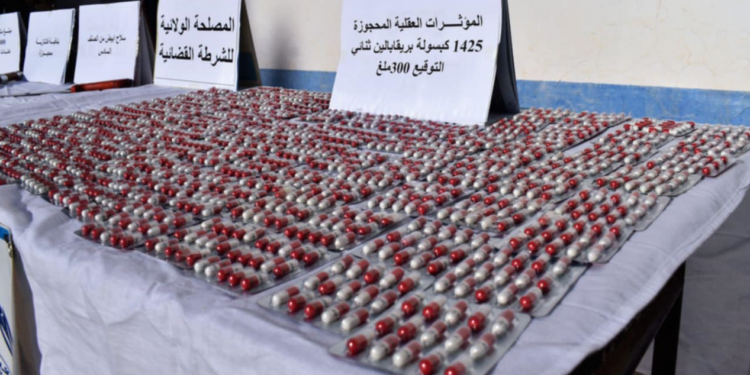 توقيف مروج مخدرات في النعامة
