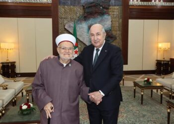 رئيس الجمهورية يستقبل خطيب المسجد الأقصى
