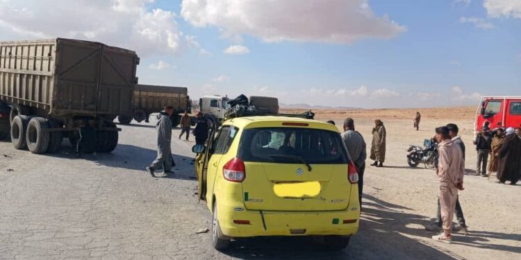 ضحايا في حادث مرور خطير بالجلفة
