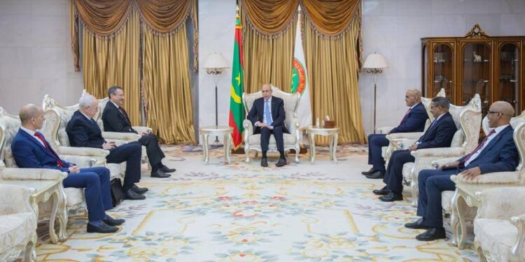 رخروخ يستقبل من قبل رئيس موريتانيا