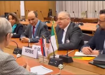 مقرمان يتحادث مع كاتب الدولة المكلف بوزارة الخارجية الصربية