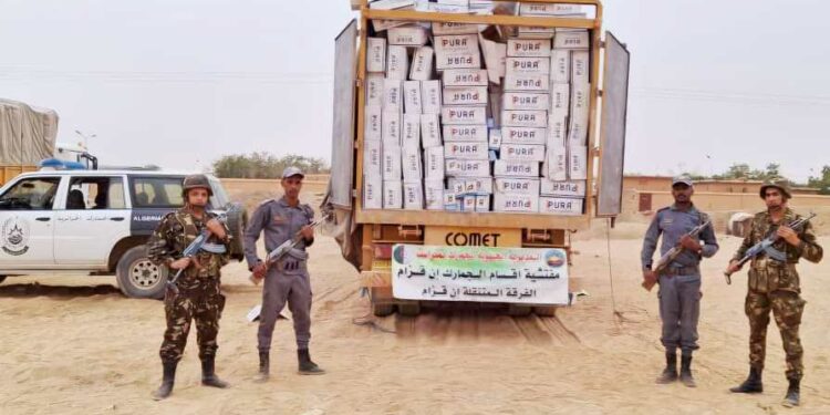 إحباط محاولة تهريب كميات معتبرة من المواد الغذائية المدعمة