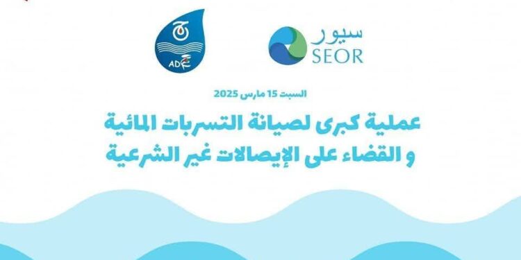 حملة واسعة للقضاء على تسربات شبكات المياه بوهران
