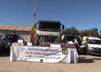 ضبط 42 كغ كوكايين و600 ألف قرص مهلوس بوهران