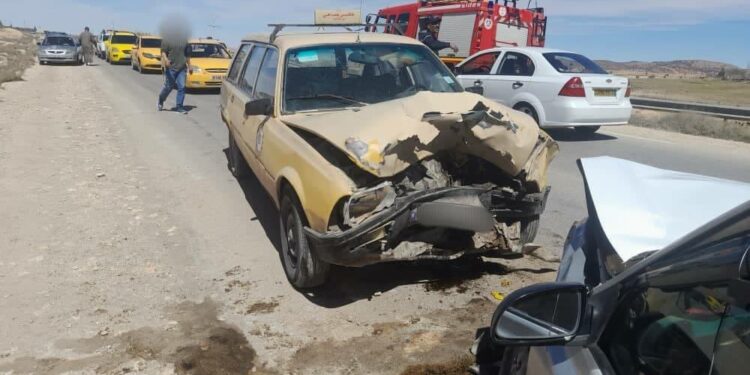 ثمانية جرحى في حادث مرور  بالجلفة