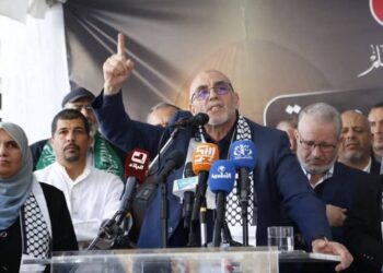 “حمس” تنظم وقفة تضامنية مع الشعب الفلسطيني