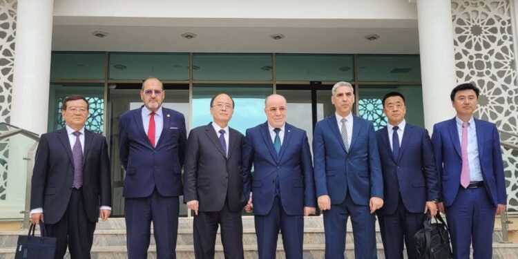 بلمهدي يستقبل وفدا صينيا