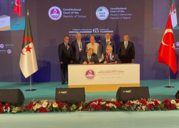 مذكرة تفاهم بين المحكمة الدستورية الجزائرية ونظيرتها التركية