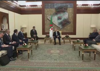 رئيس الجمهورية يستقبل وزير خارجية تركيا