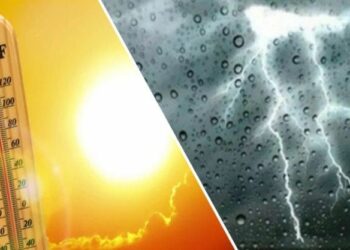أمطار رعدية ورياح وموجة حر في هذه الولايات