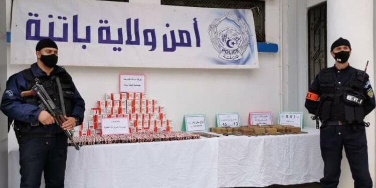 حجز 4590 كبسولة من المؤثرات العقلية بباتنة