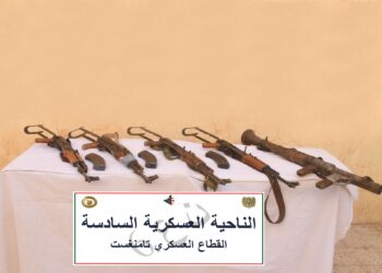 حجز أسلحة وذخيرة بتمنراست